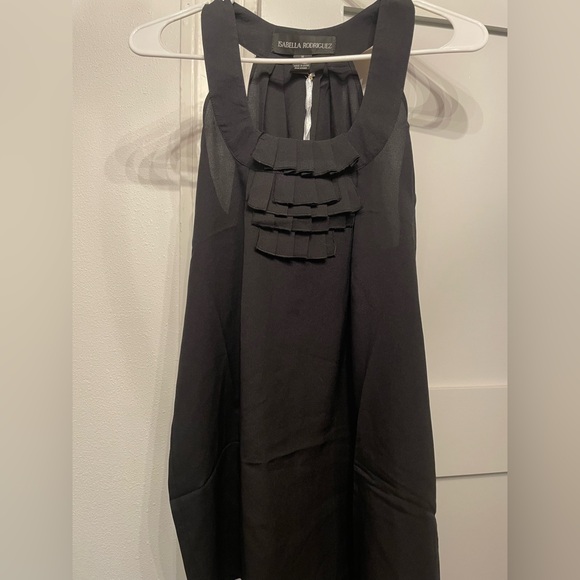 Black cold shoulder top. - Picture 1 of 4